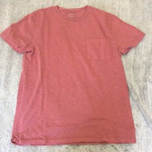 J Crew Garment Dyed Short Sleeve Tee - Slim Fit, Large